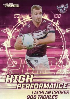 2022 NRL Traders - High Performance #HP18 Lachlan Croker Front